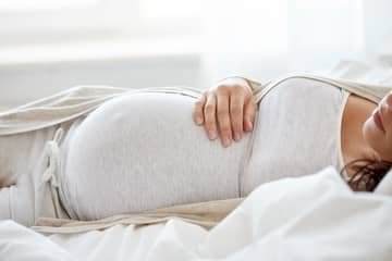 Sleeping on your stomach during pregnancy