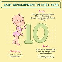 Baby development in first year 10-month-old baby
